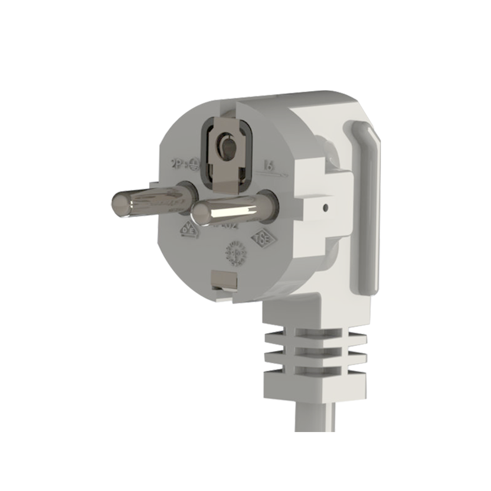 2PE02 16 A Angled European Plug